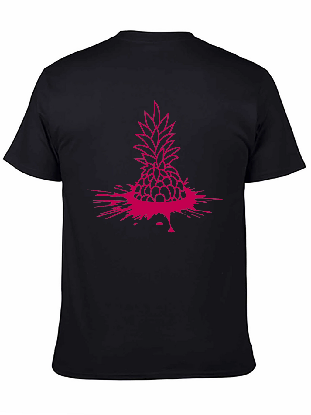 Pineapple Splash Graphic Tee - Modern Casual Style