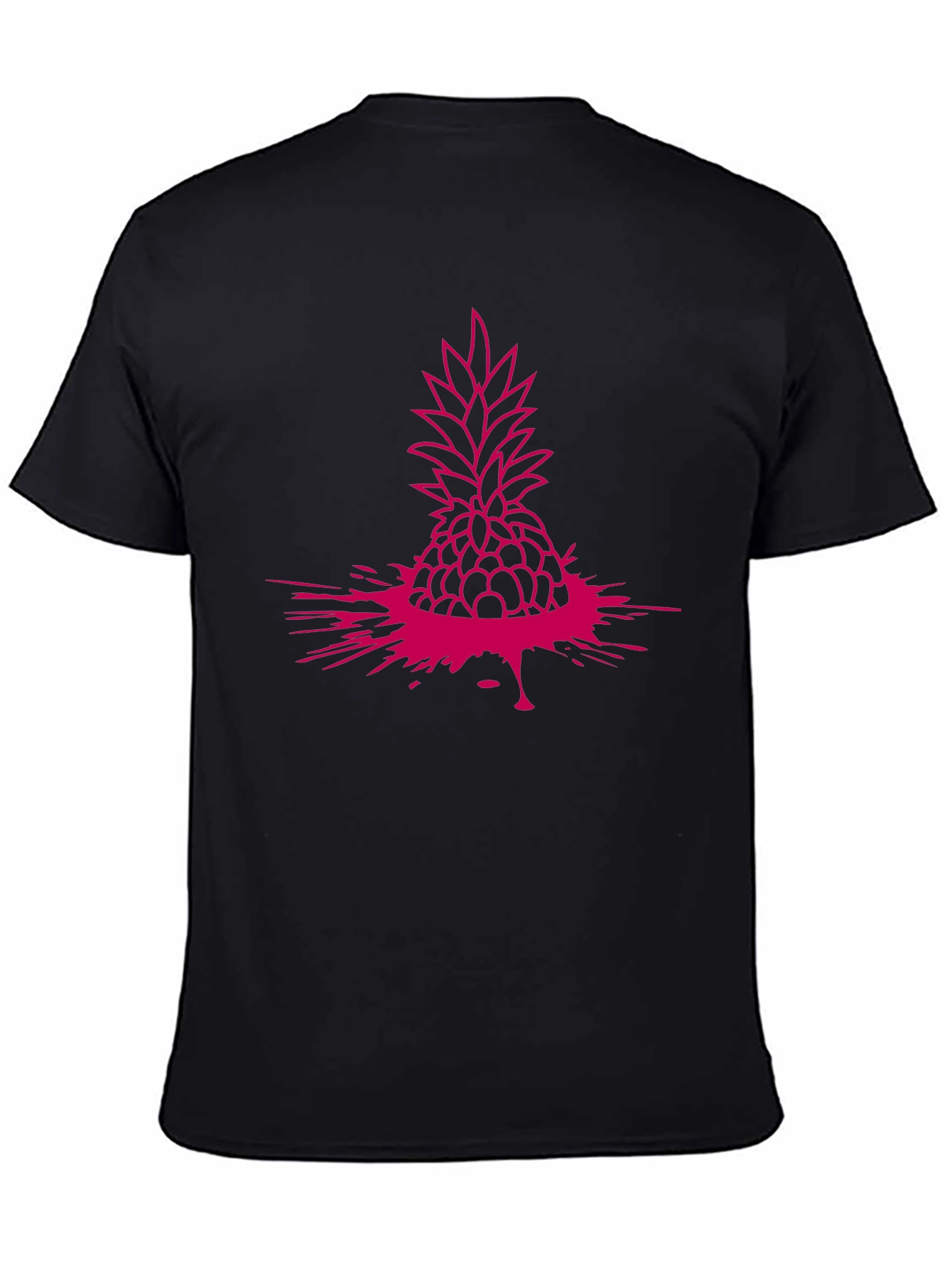 Pineapple Splash Graphic Tee - Modern Casual Style