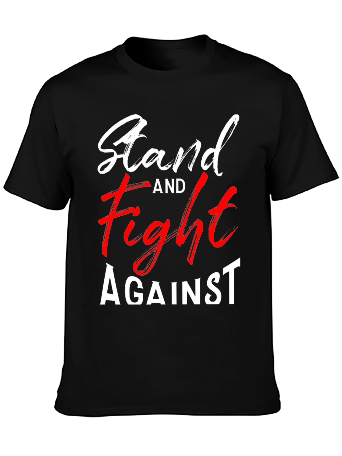 Stand and Fight Graphic Tee - Black