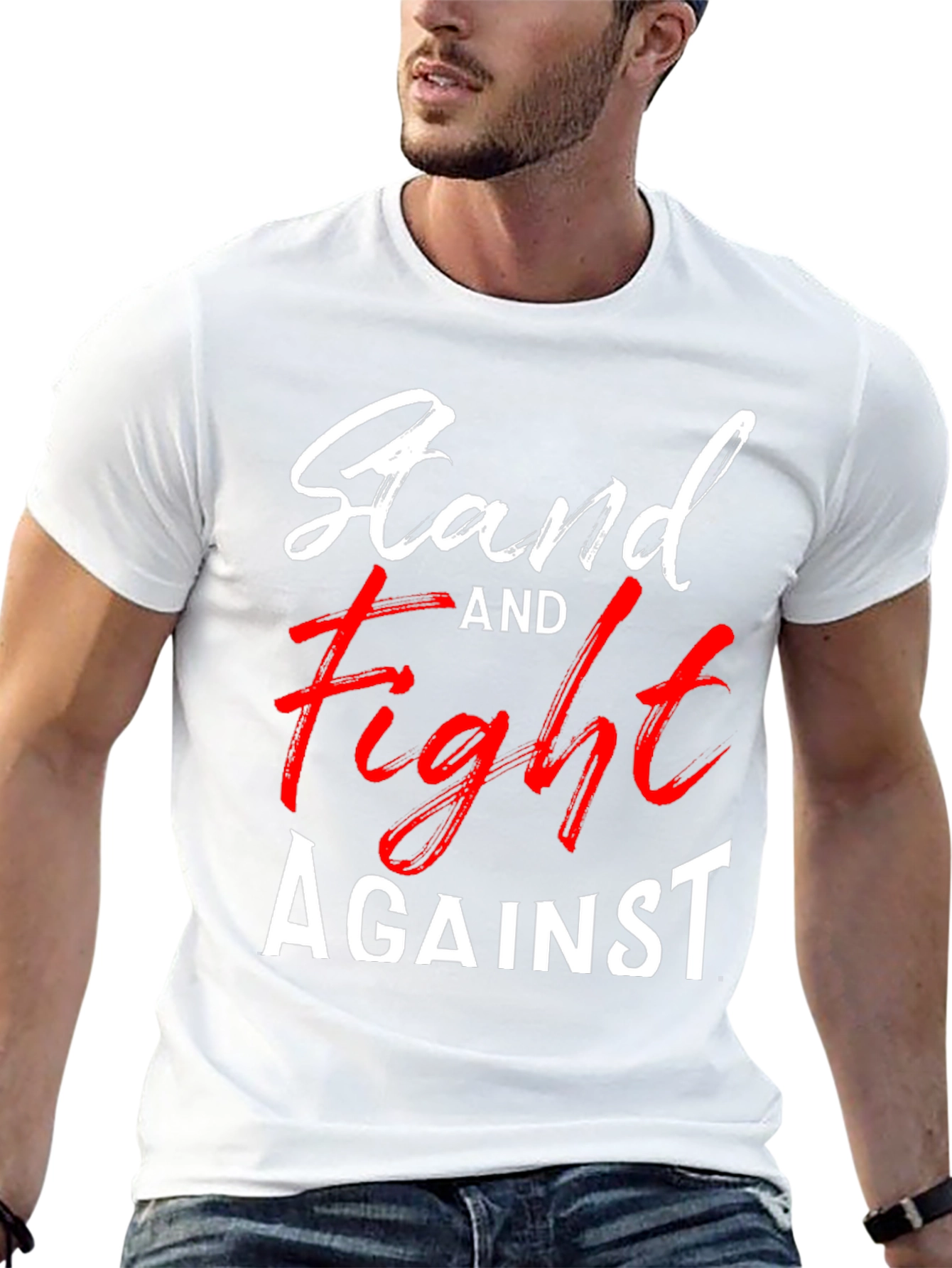 Stand and Fight Graphic Tee - Black