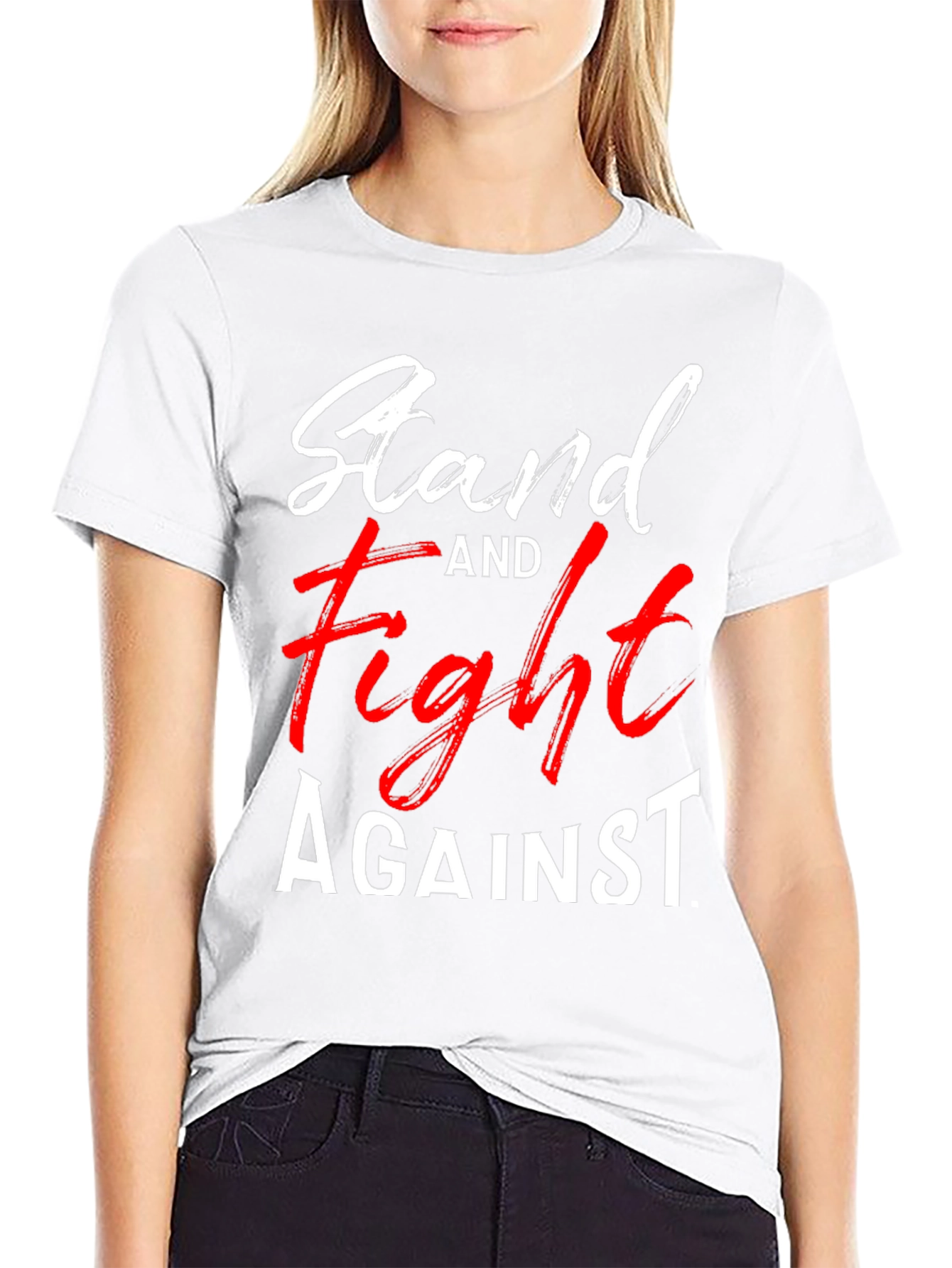 Stand and Fight Graphic Tee - Black
