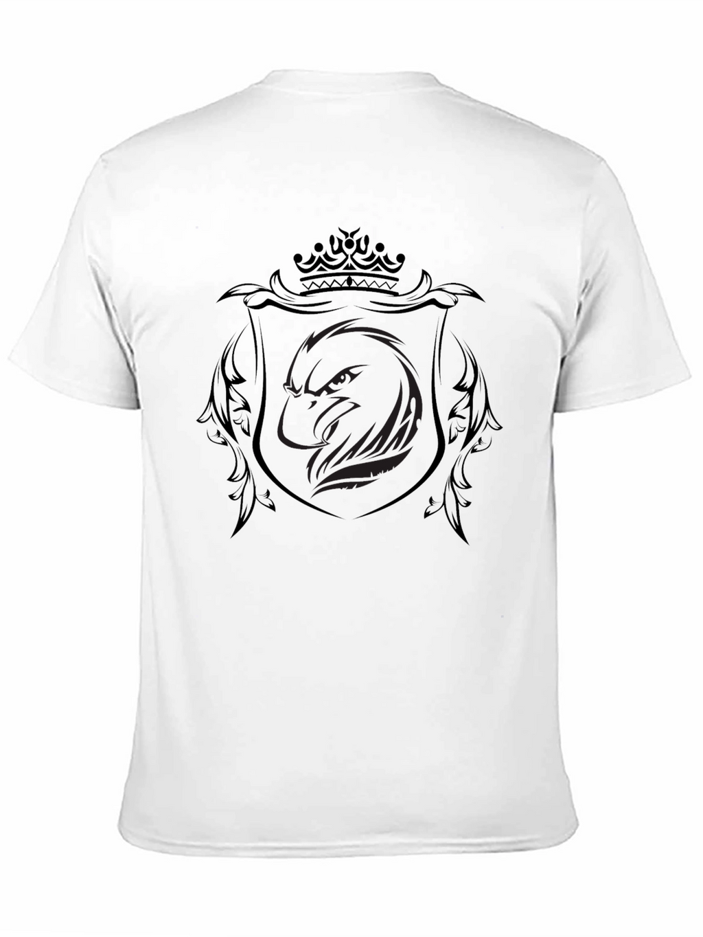 Black Eagle Crest T-Shirt - Stylish Mens Tee