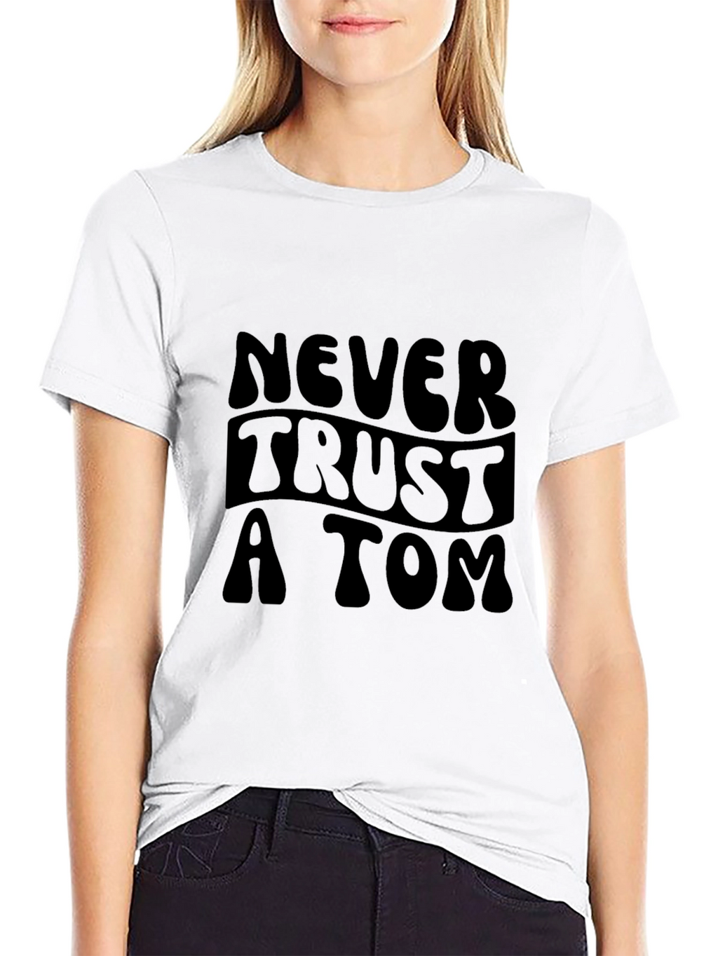 Never Trust a Tom Graphic Tee - Black