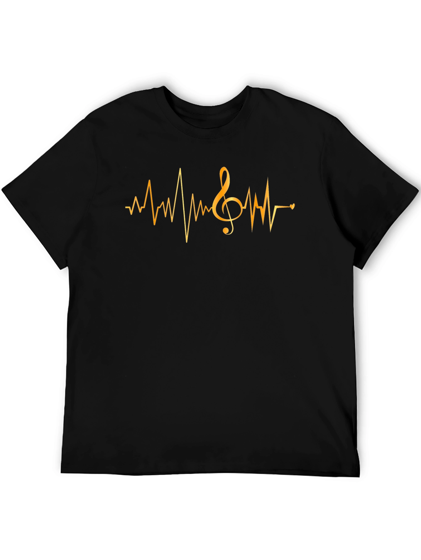 Music Heartbeat T-Shirt - Mens Graphic Tee