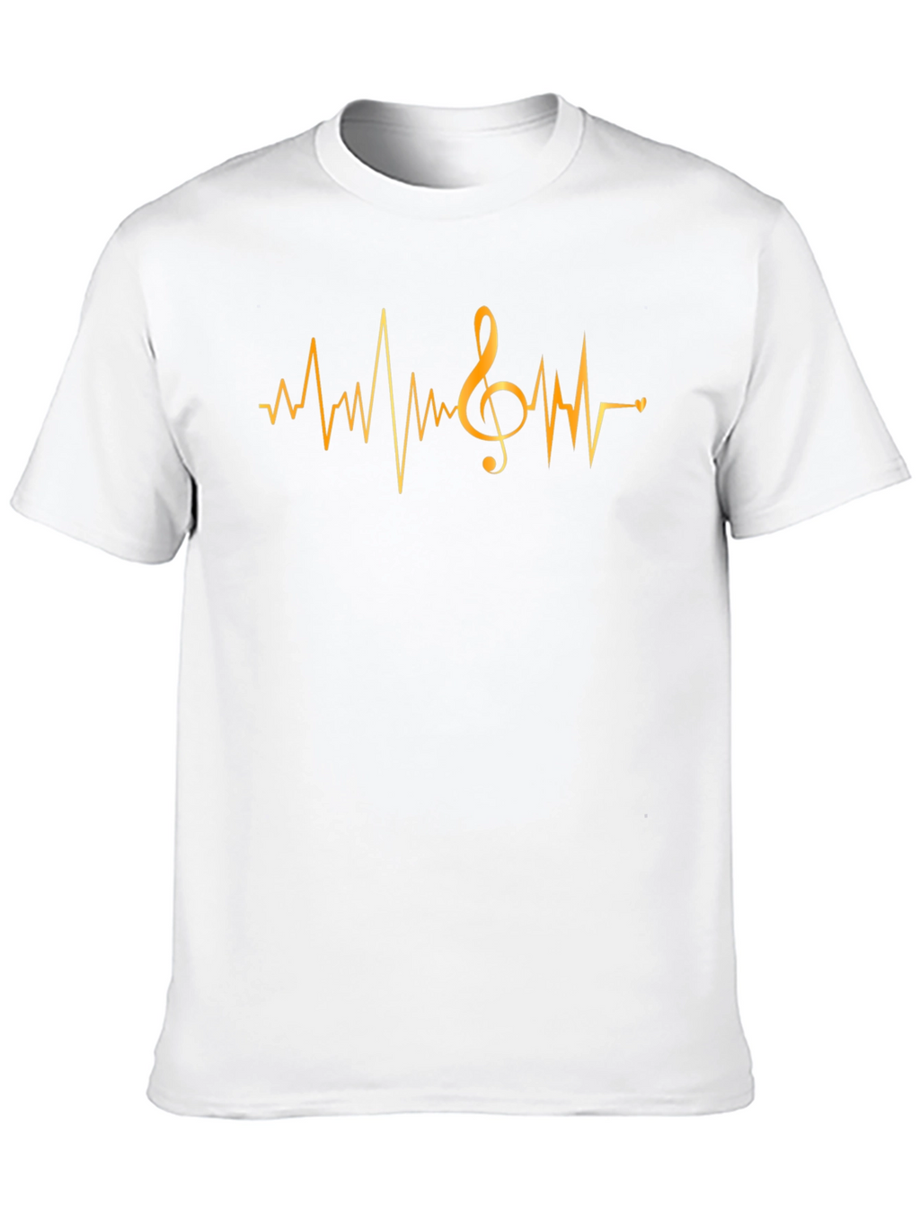 Music Heartbeat T-Shirt - Mens Graphic Tee