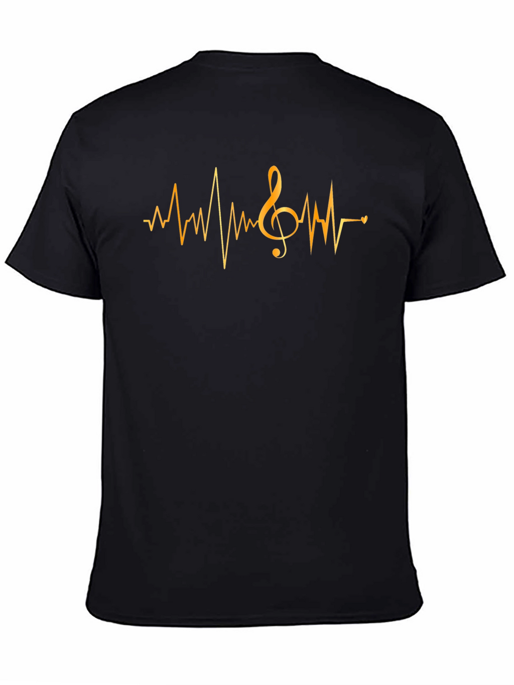 Music Heartbeat T-Shirt - Mens Graphic Tee