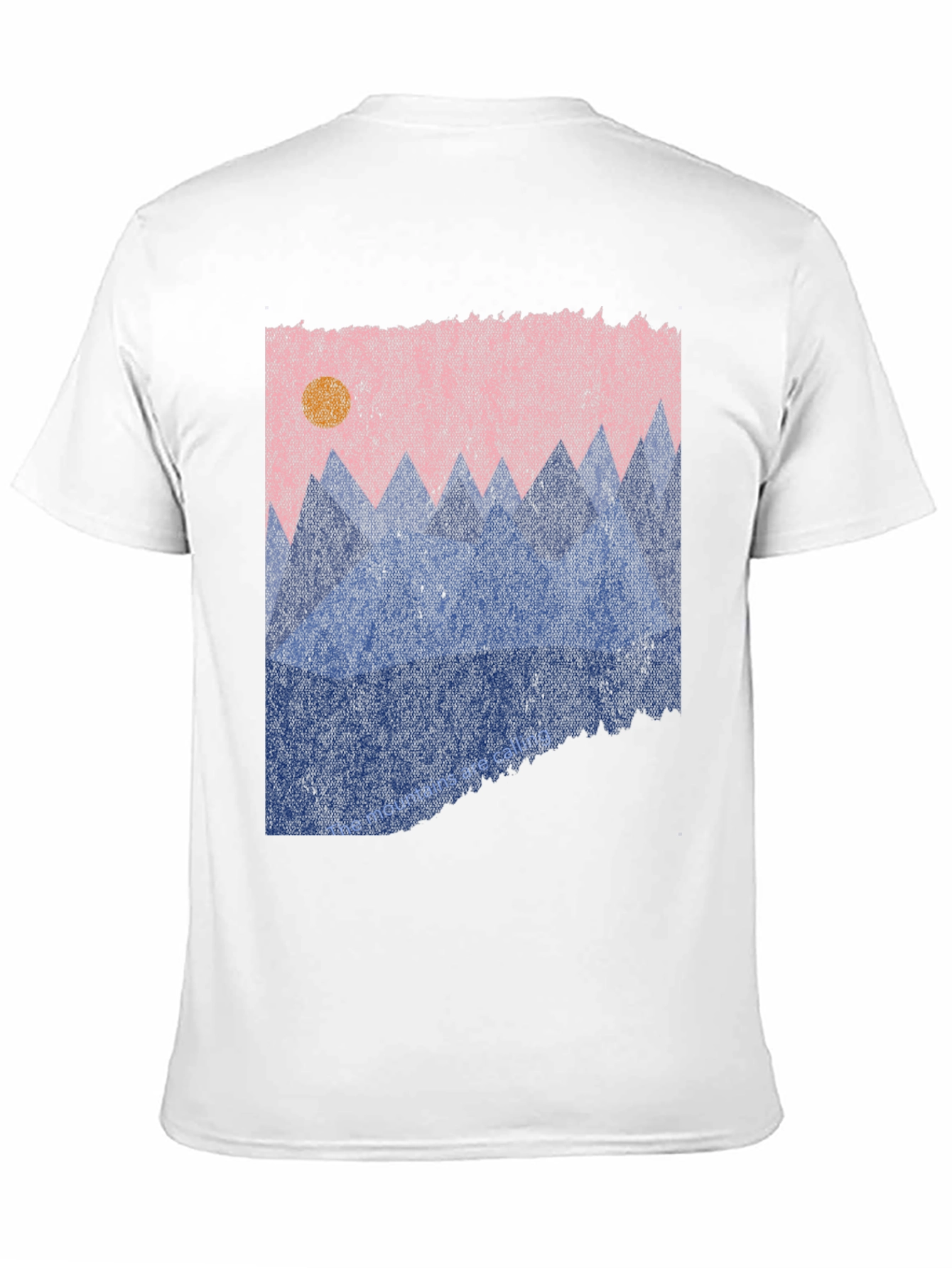 Mountains Calling Graphic Tee - Black Casual T-Shirt