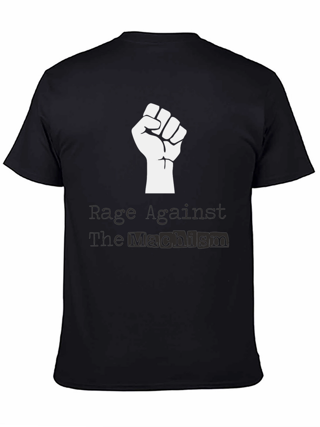 Rage Against Machism Black Graphic Tee