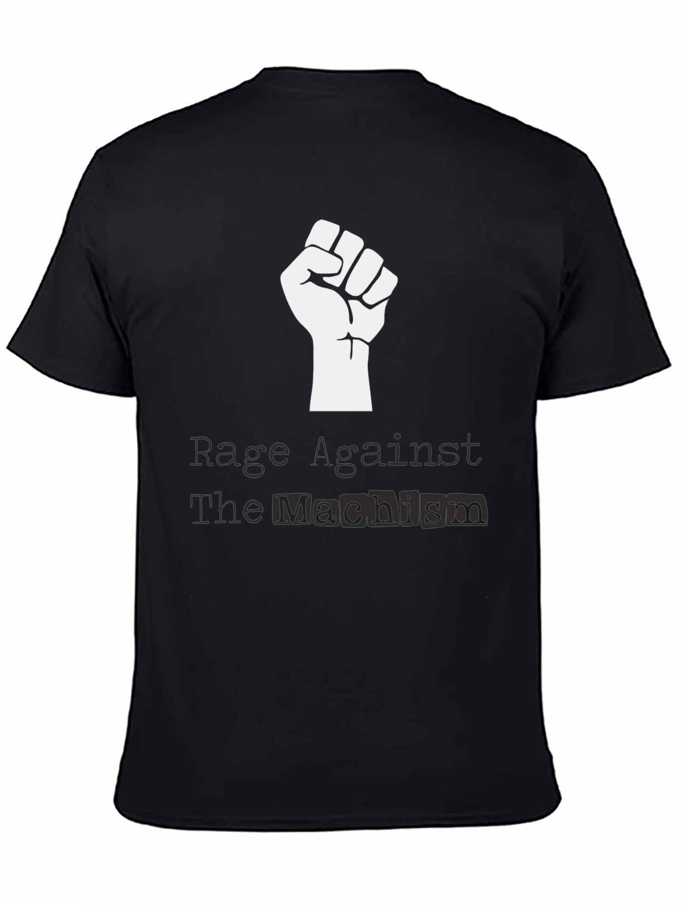 Rage Against Machism Black Graphic Tee