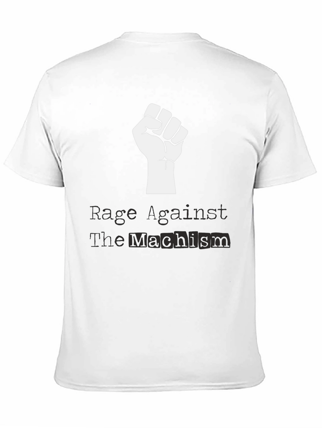 Rage Against Machism Black Graphic Tee