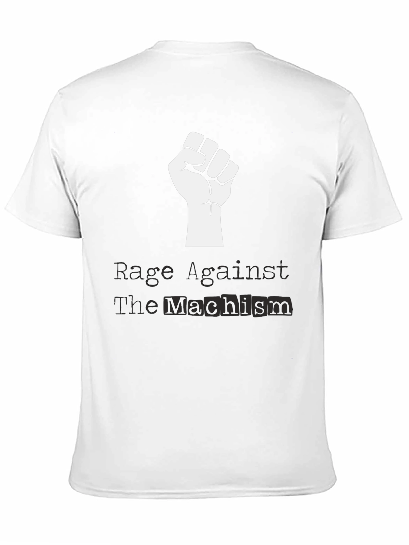 Rage Against Machism Black Graphic Tee