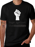 Rage Against Machism Black Graphic Tee