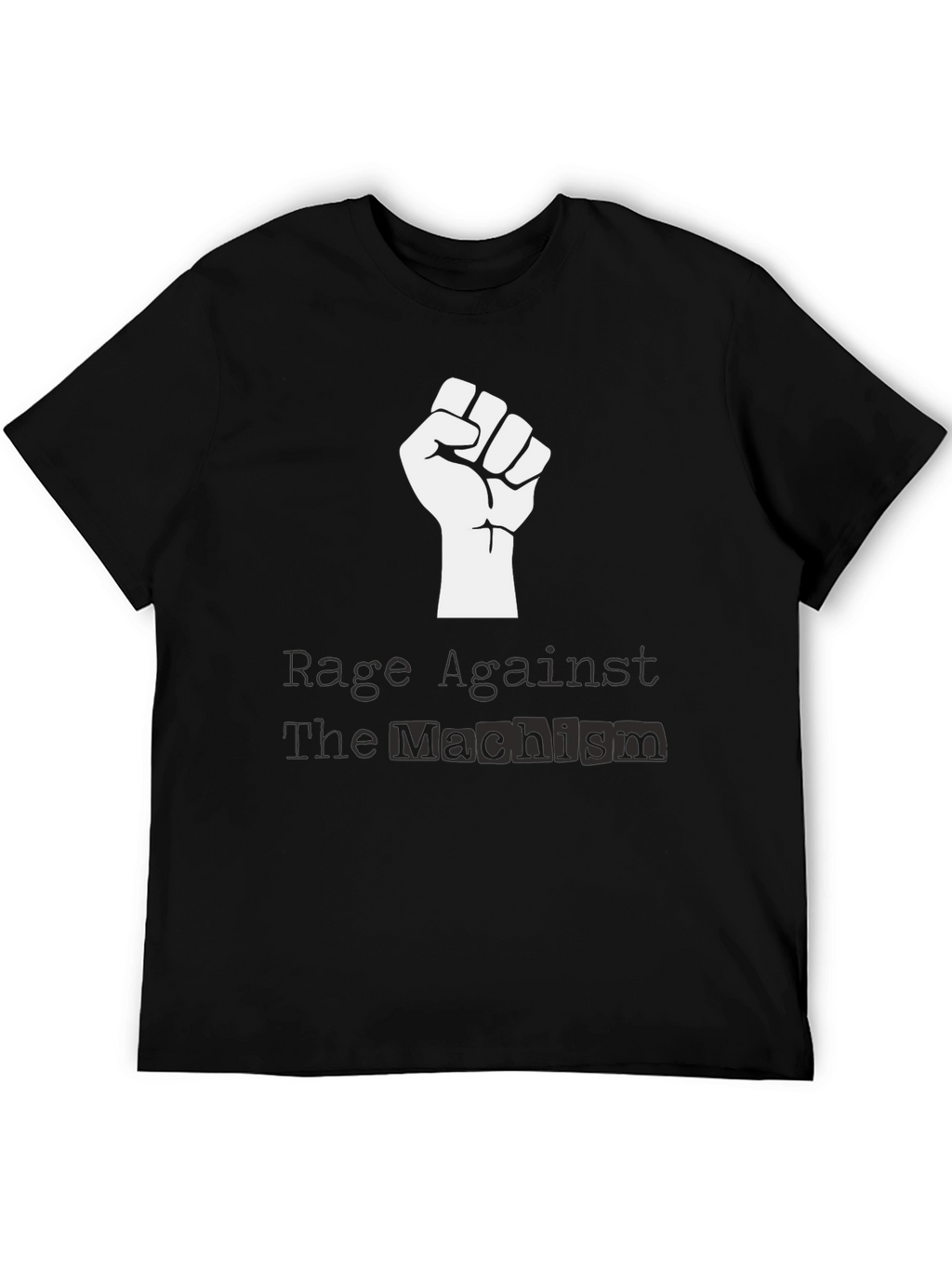 Rage Against Machism Black Graphic Tee
