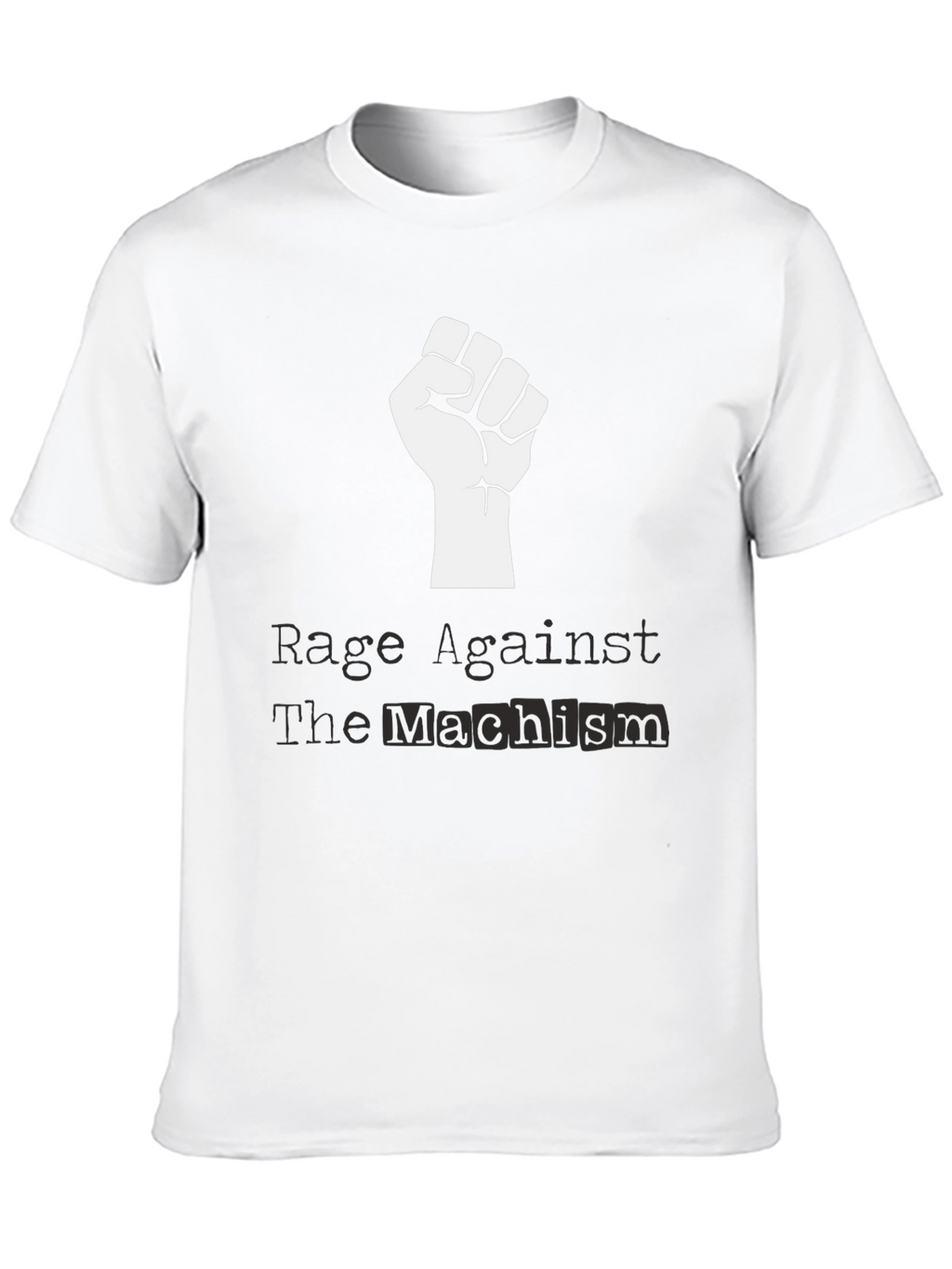 Rage Against Machism Black Graphic Tee