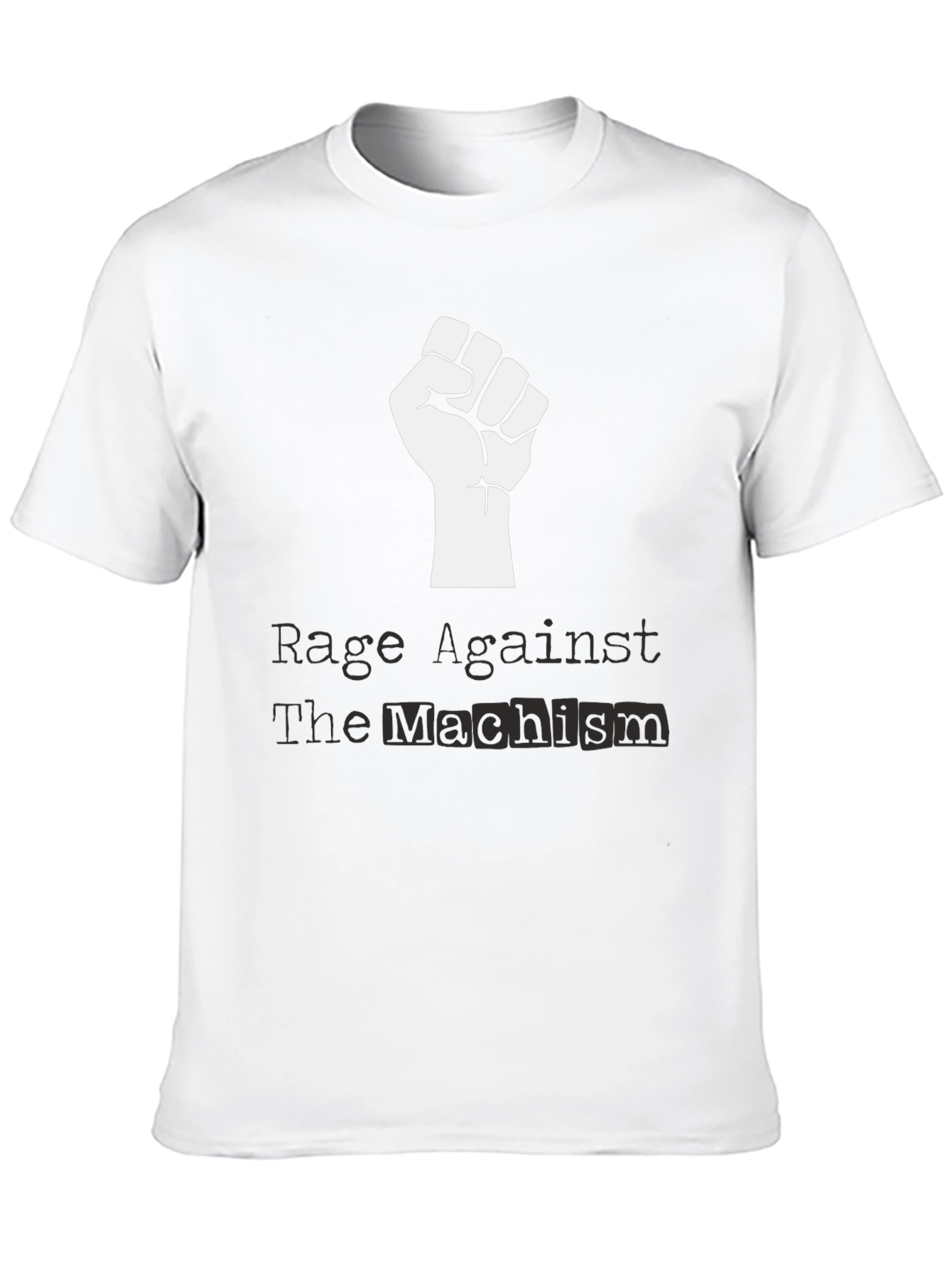 Rage Against Machism Black Graphic Tee