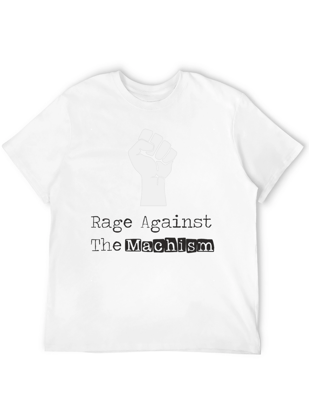 Rage Against Machism Black Graphic Tee