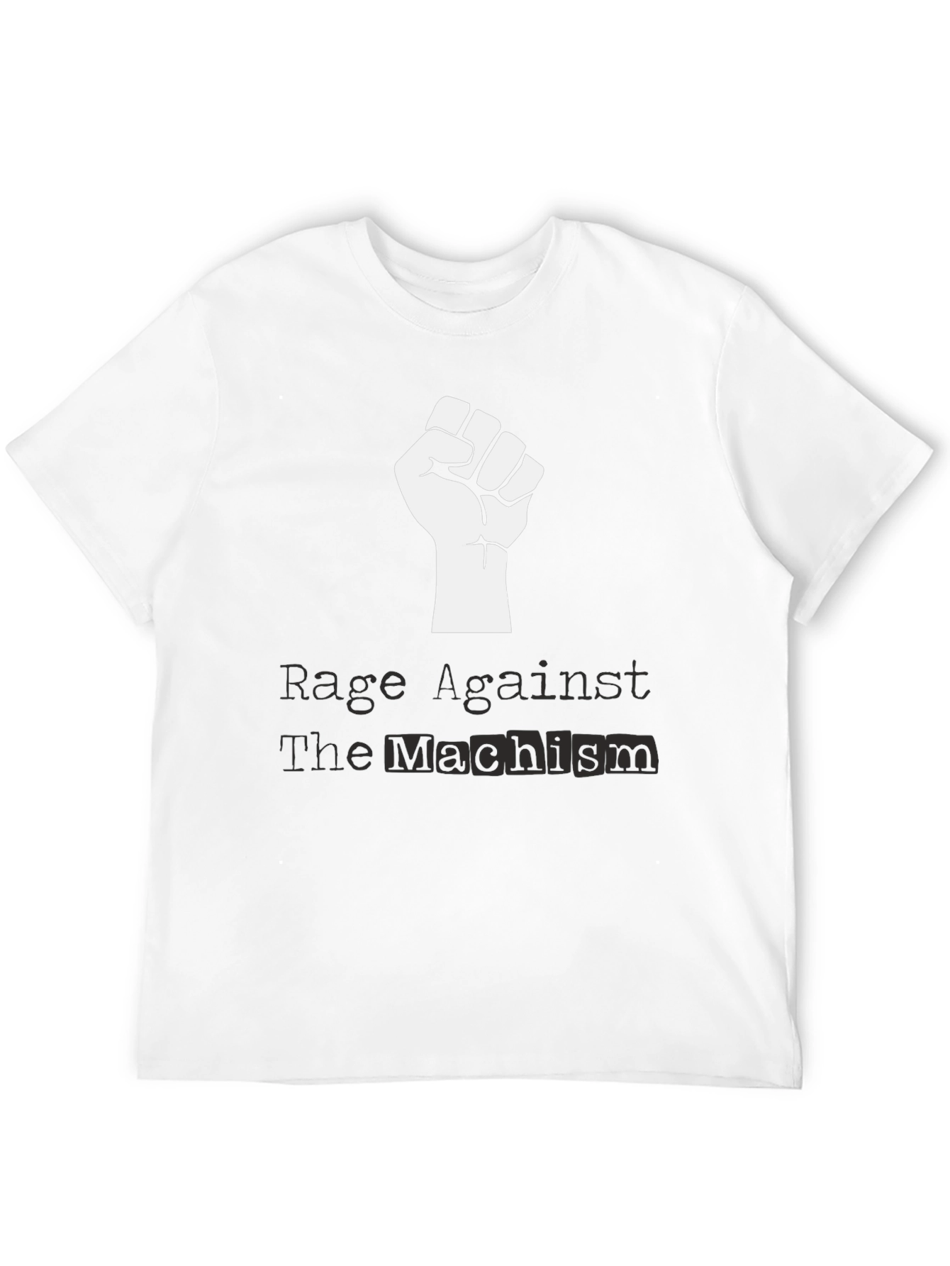 Rage Against Machism Black Graphic Tee