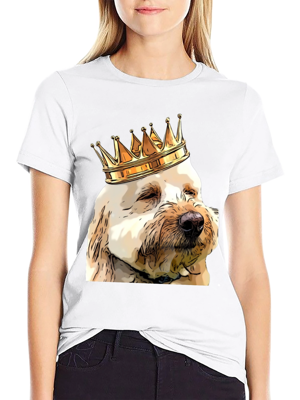 King Dog T-Shirt - Funny Pet Lover Tee
