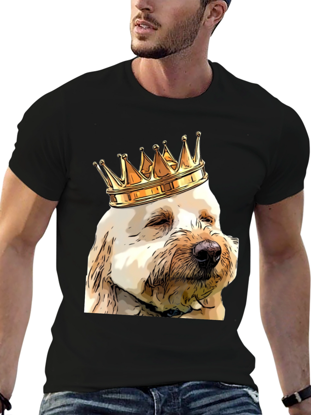 King Dog T-Shirt - Funny Pet Lover Tee