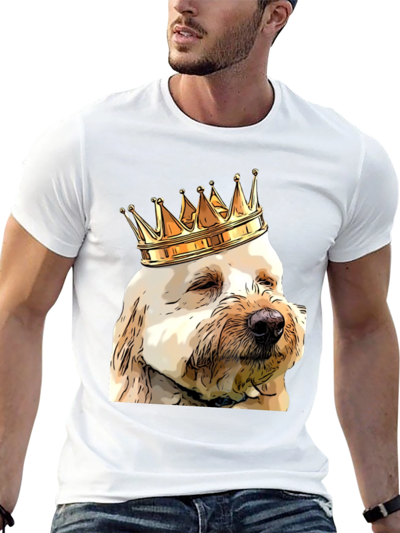 King Dog T-Shirt - Funny Pet Lover Tee