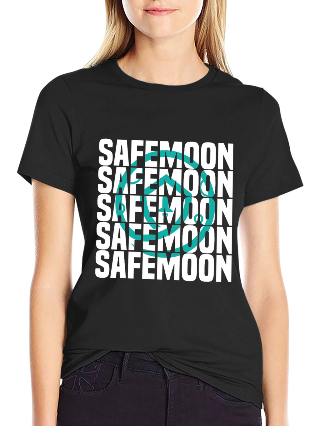 SafeMoon Crypto Black T-Shirt