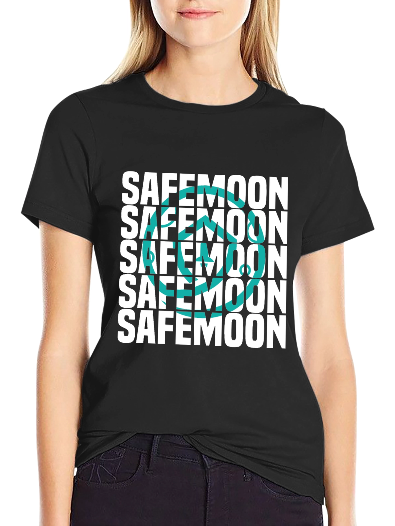 SafeMoon Crypto Black T-Shirt