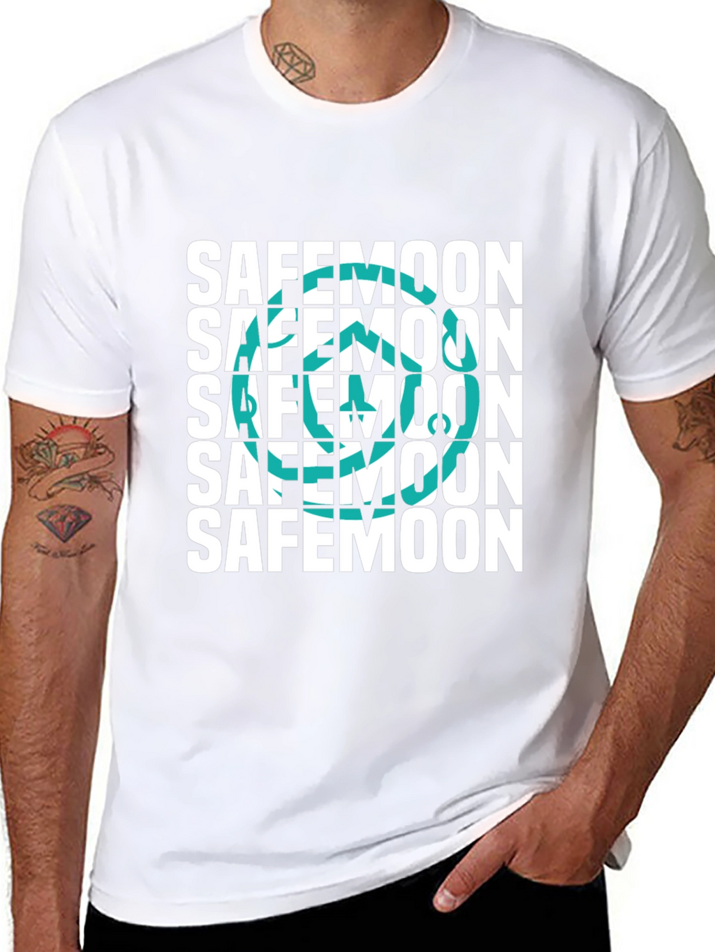 SafeMoon Crypto Black T-Shirt