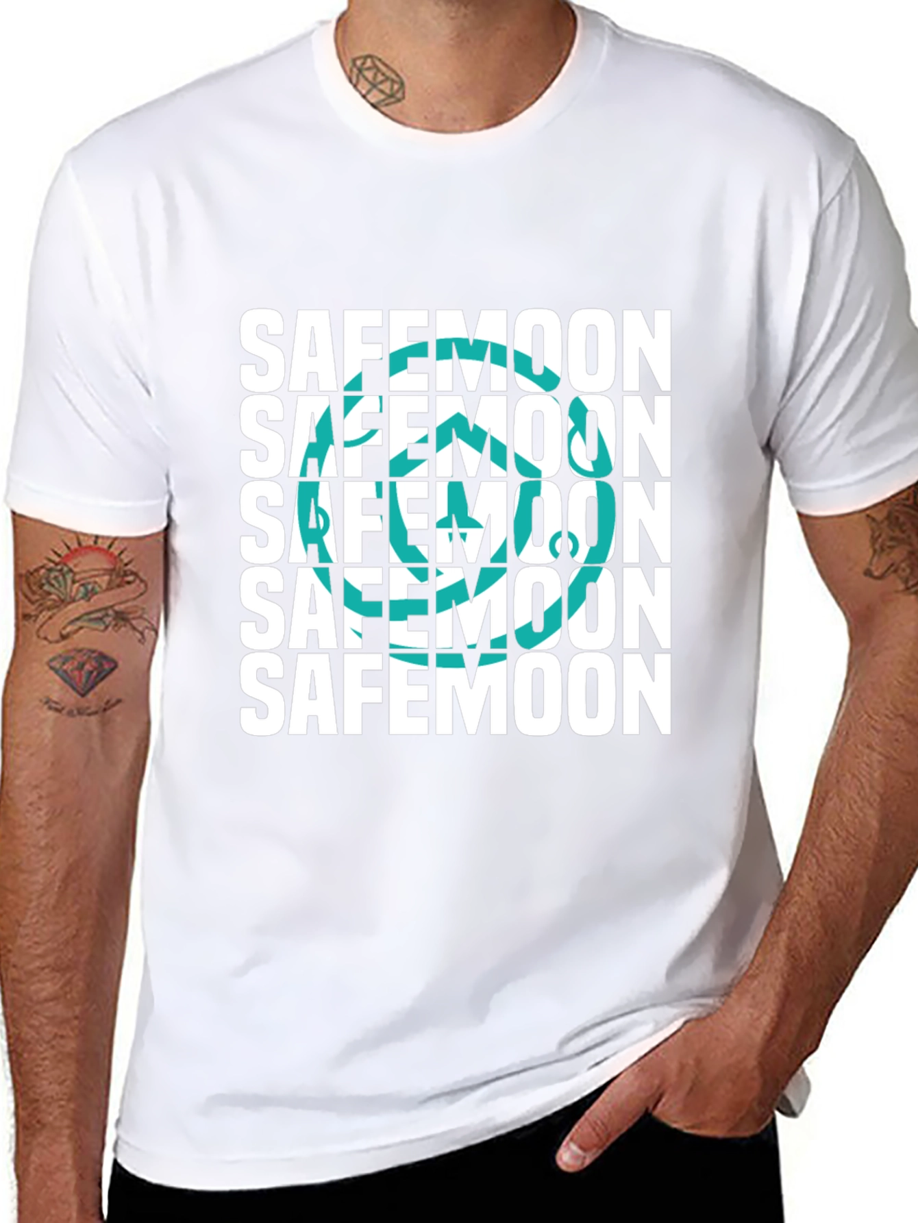 SafeMoon Crypto Black T-Shirt