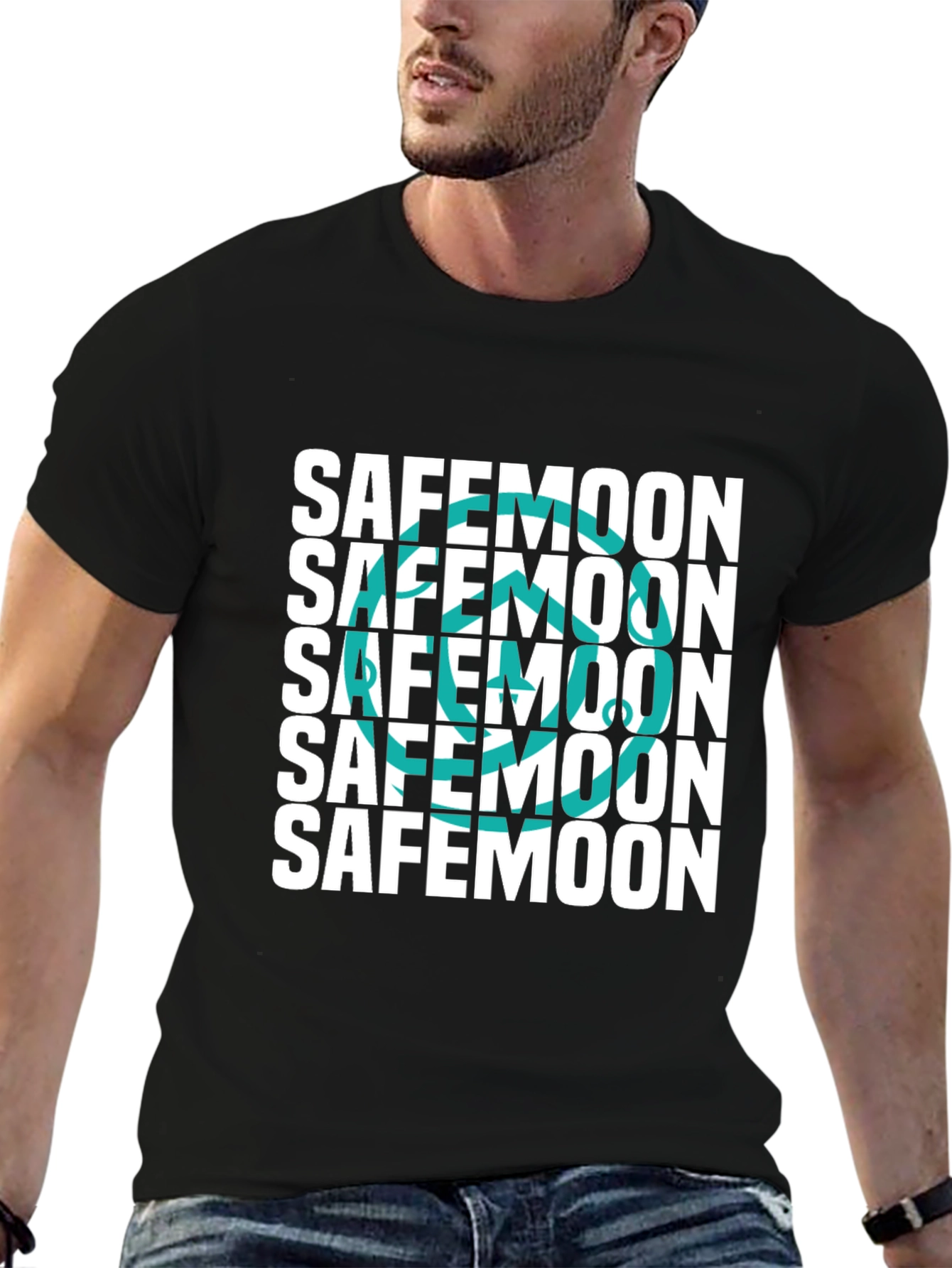 SafeMoon Crypto Black T-Shirt