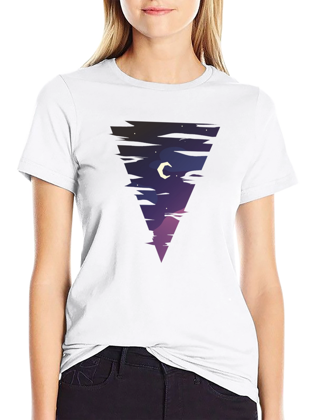 Night Sky Triangle Graphic Tee
