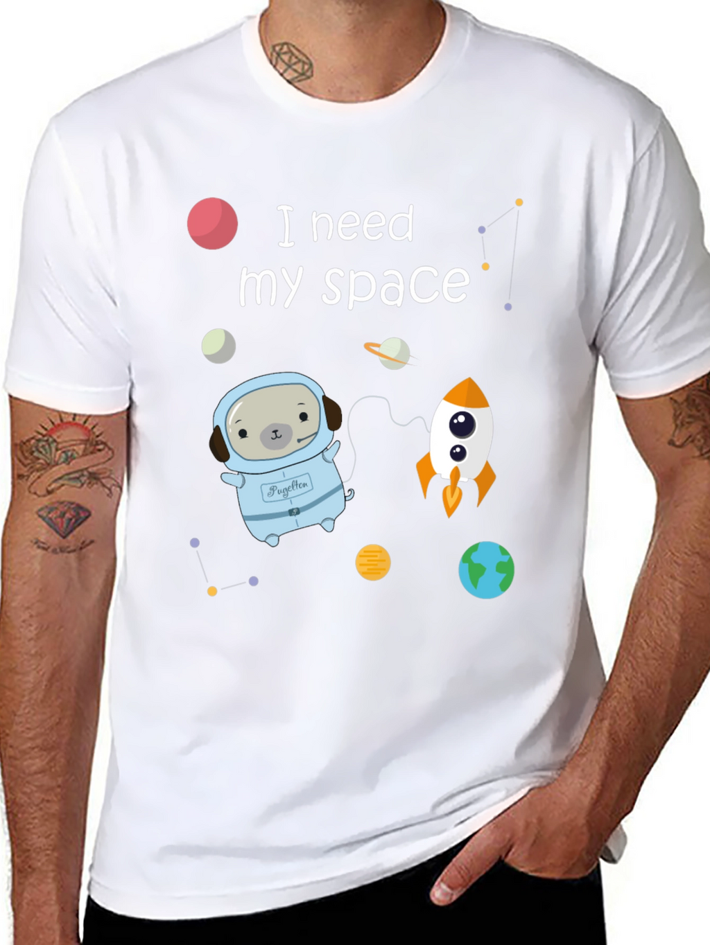 Space Pug T-Shirt