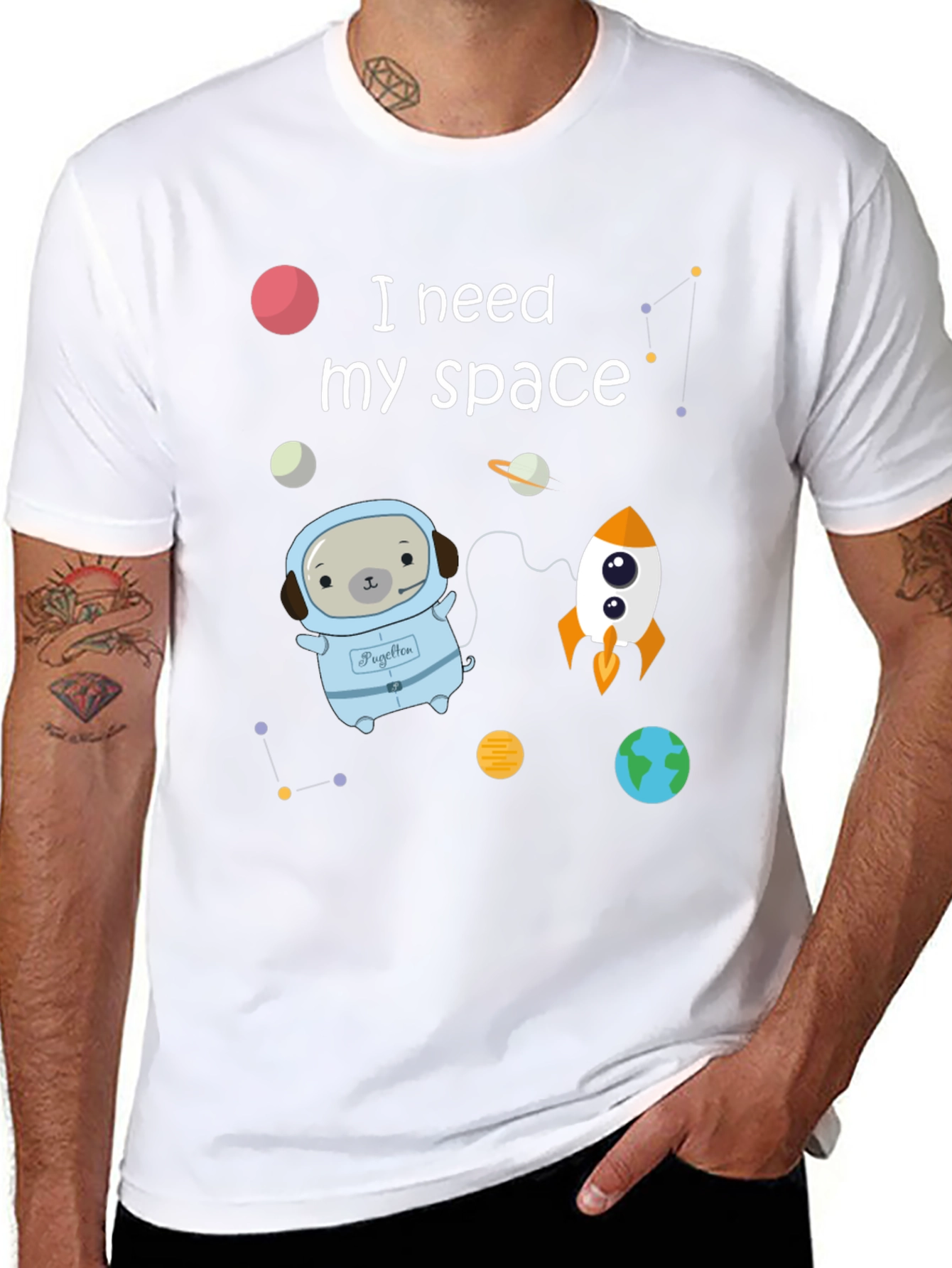 Space Pug T-Shirt