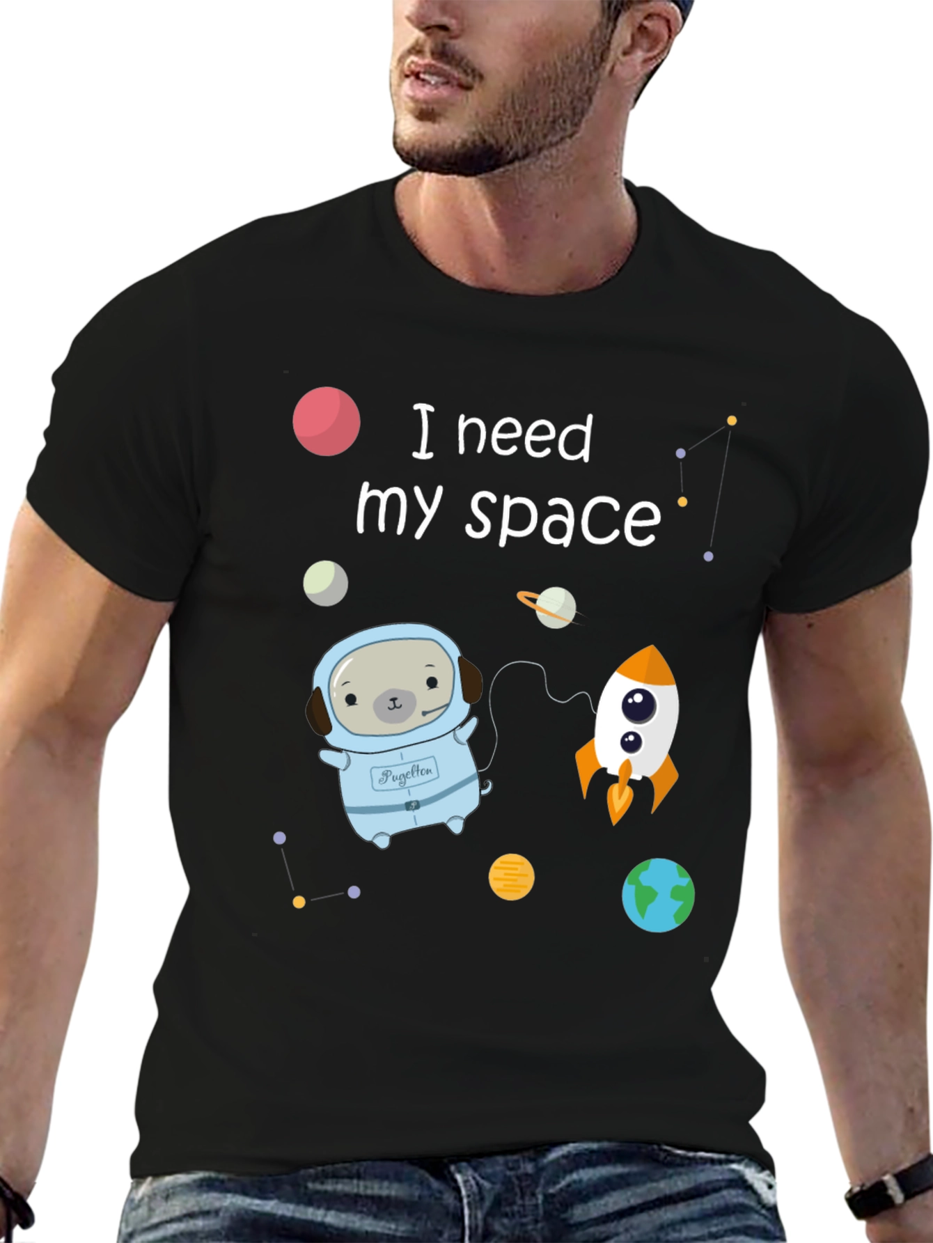 Space Pug T-Shirt