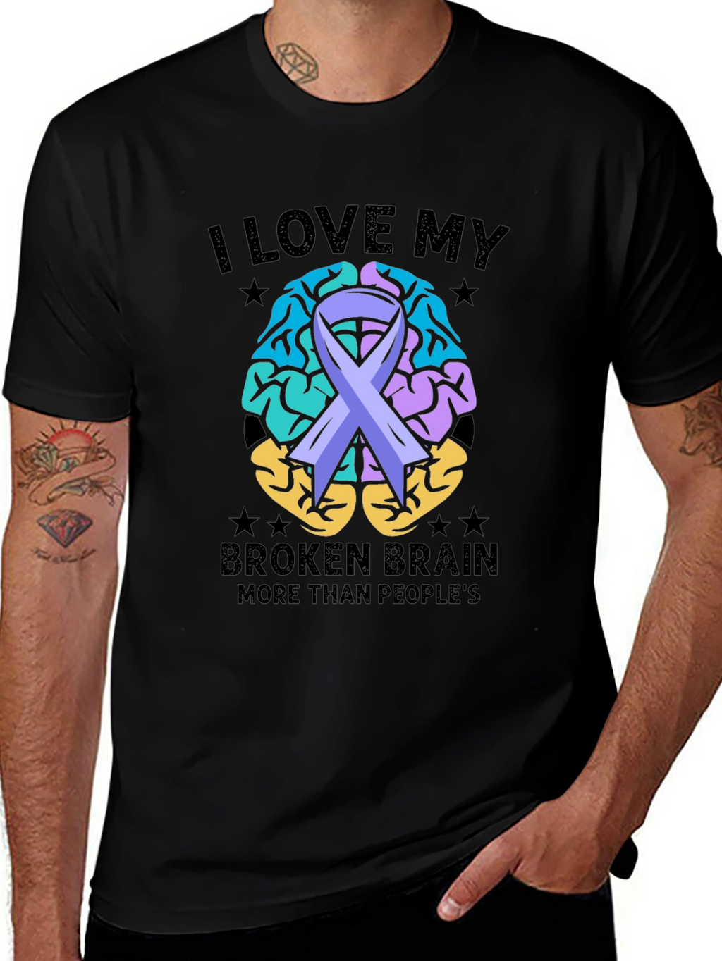 I Love My Broken Brain T-Shirt