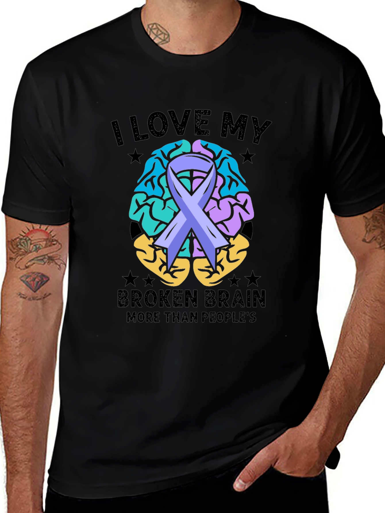 I Love My Broken Brain T-Shirt
