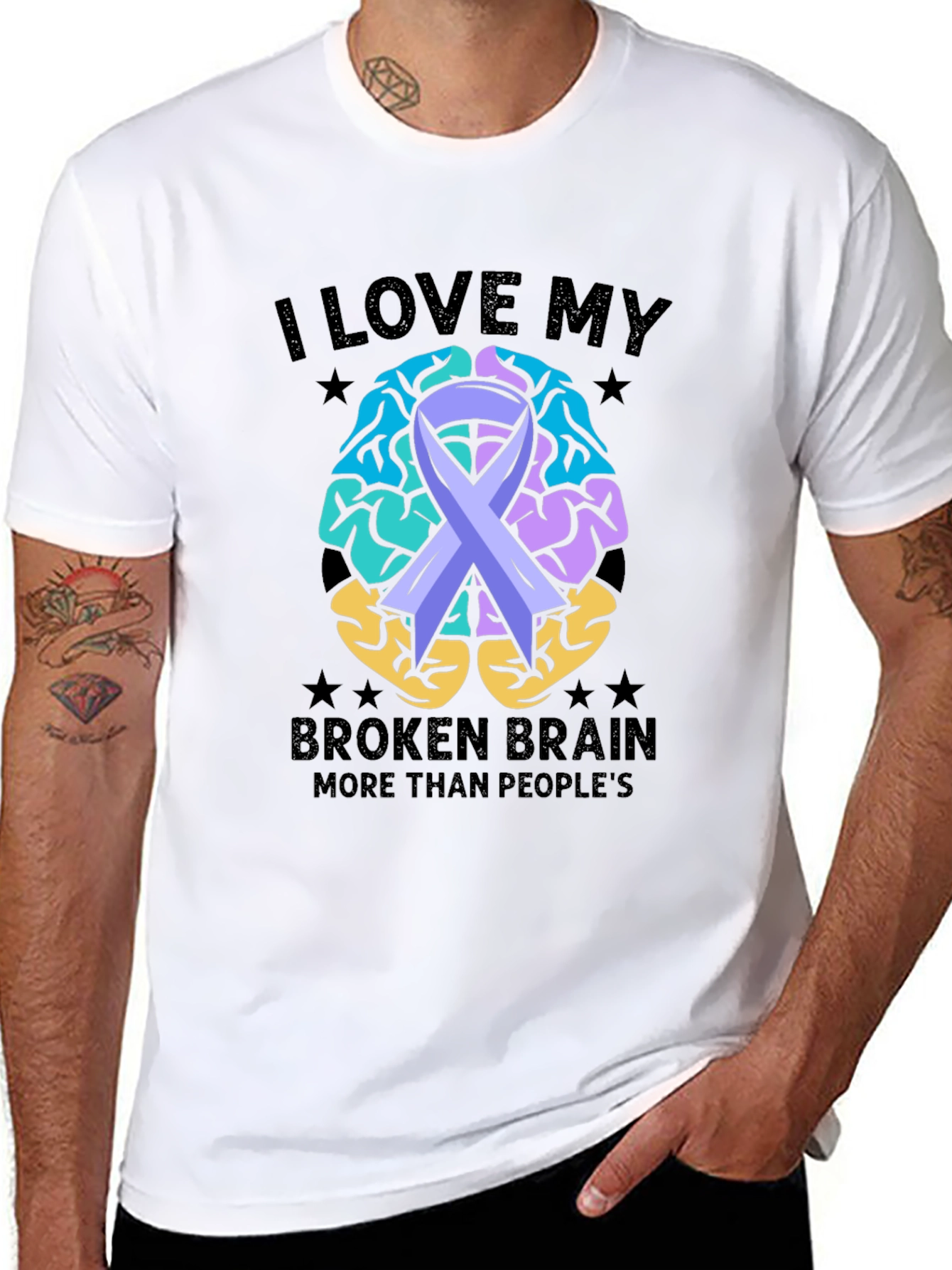 I Love My Broken Brain T-Shirt