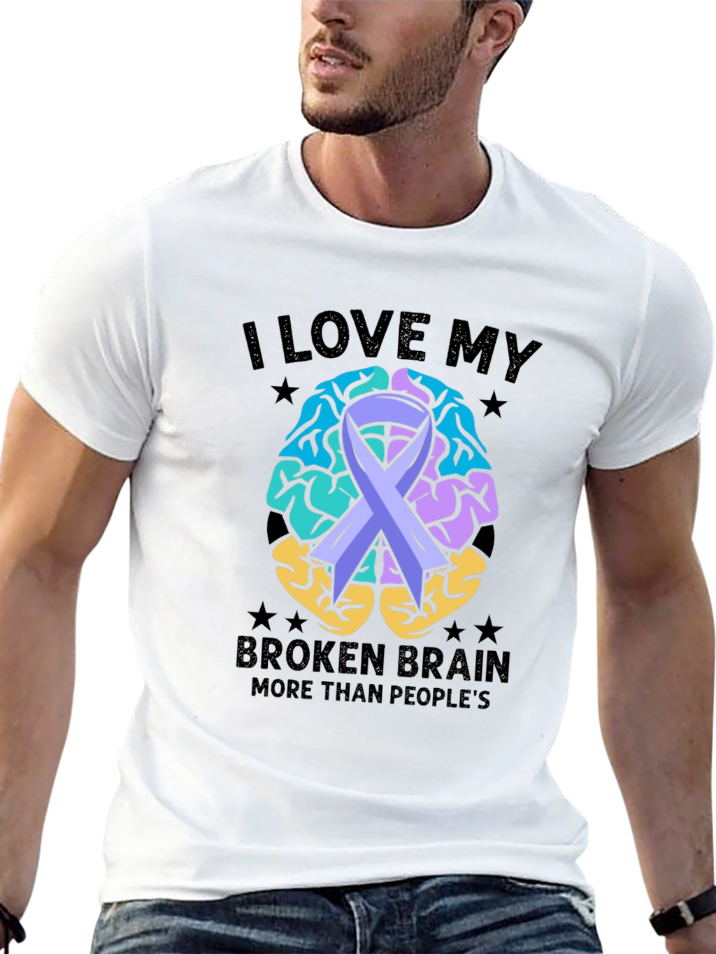 I Love My Broken Brain T-Shirt