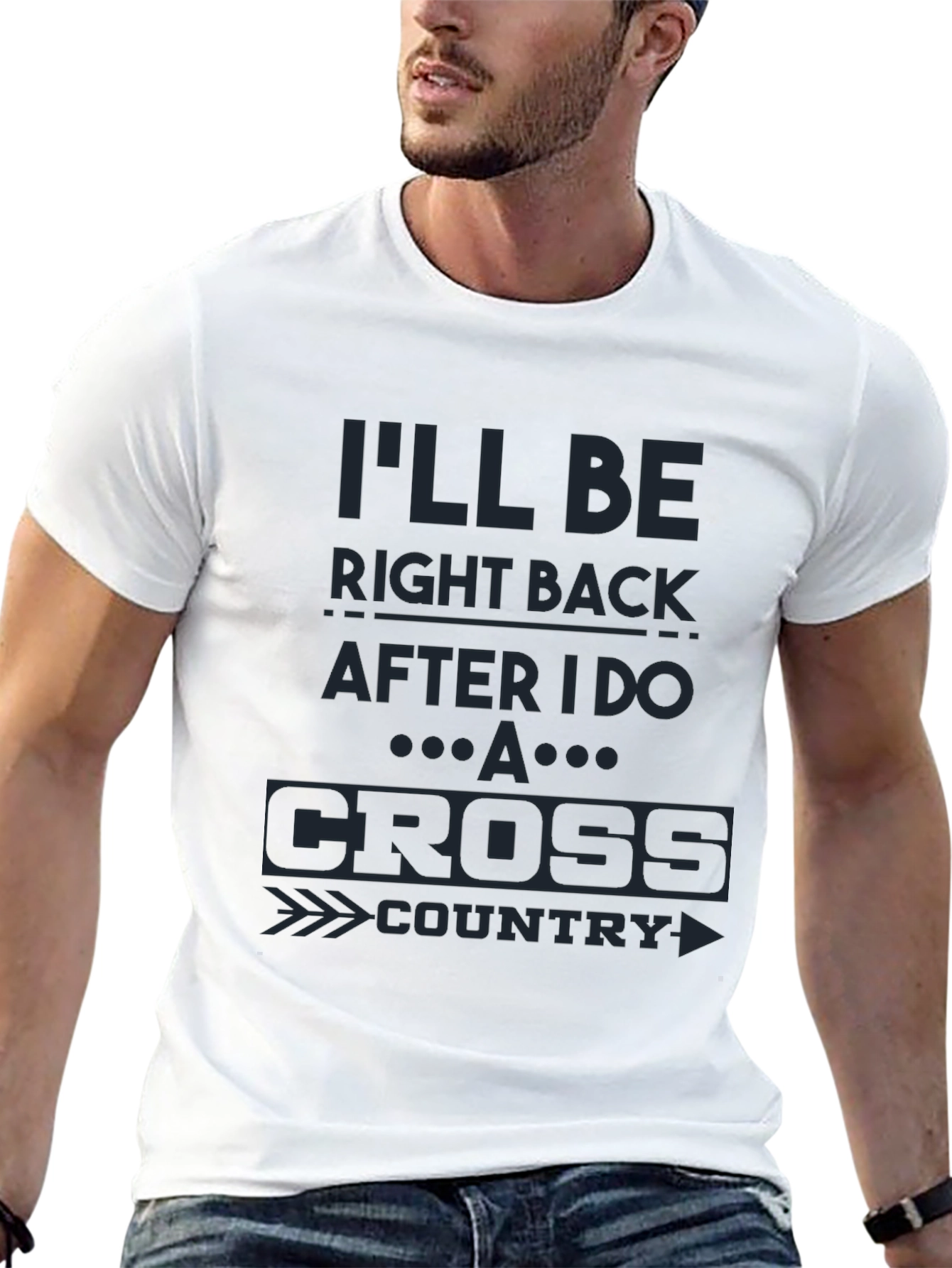 Mens Cross Country Runner T-Shirt