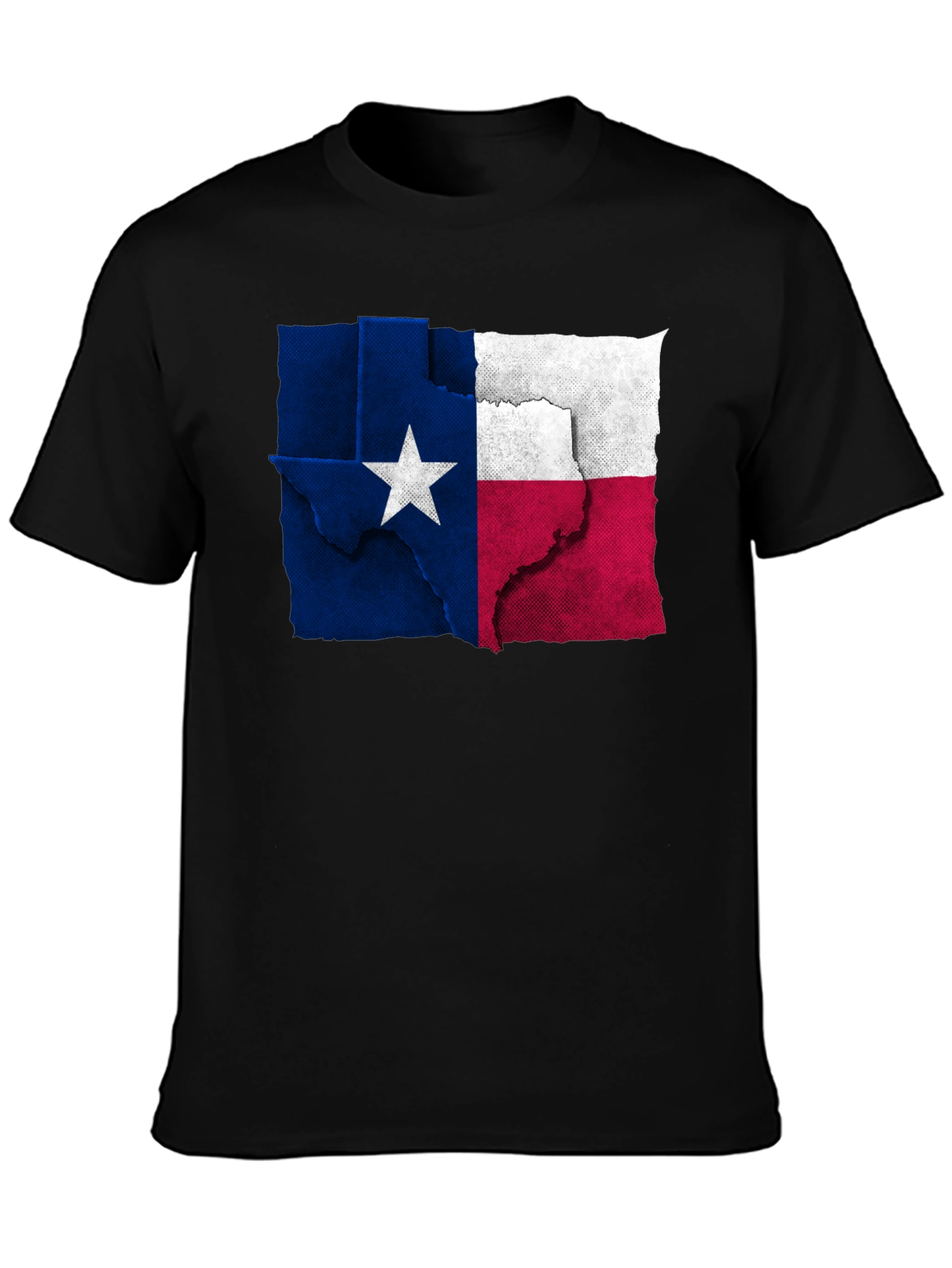 Texas Flag Graphic Tee - Black