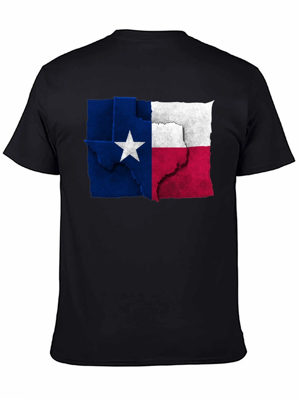 Texas Flag Graphic Tee - Black