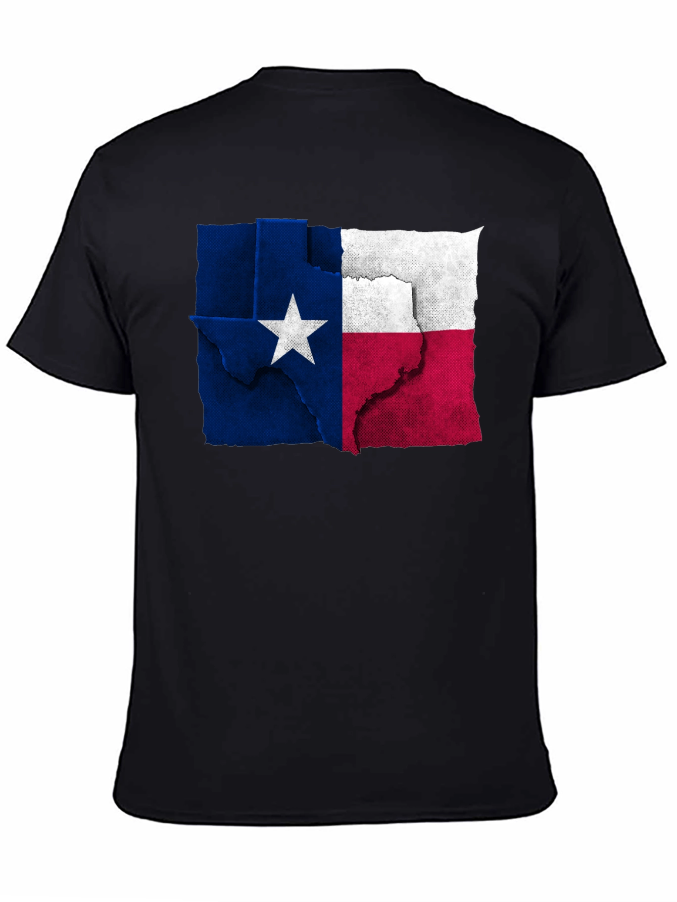 Texas Flag Graphic Tee - Black