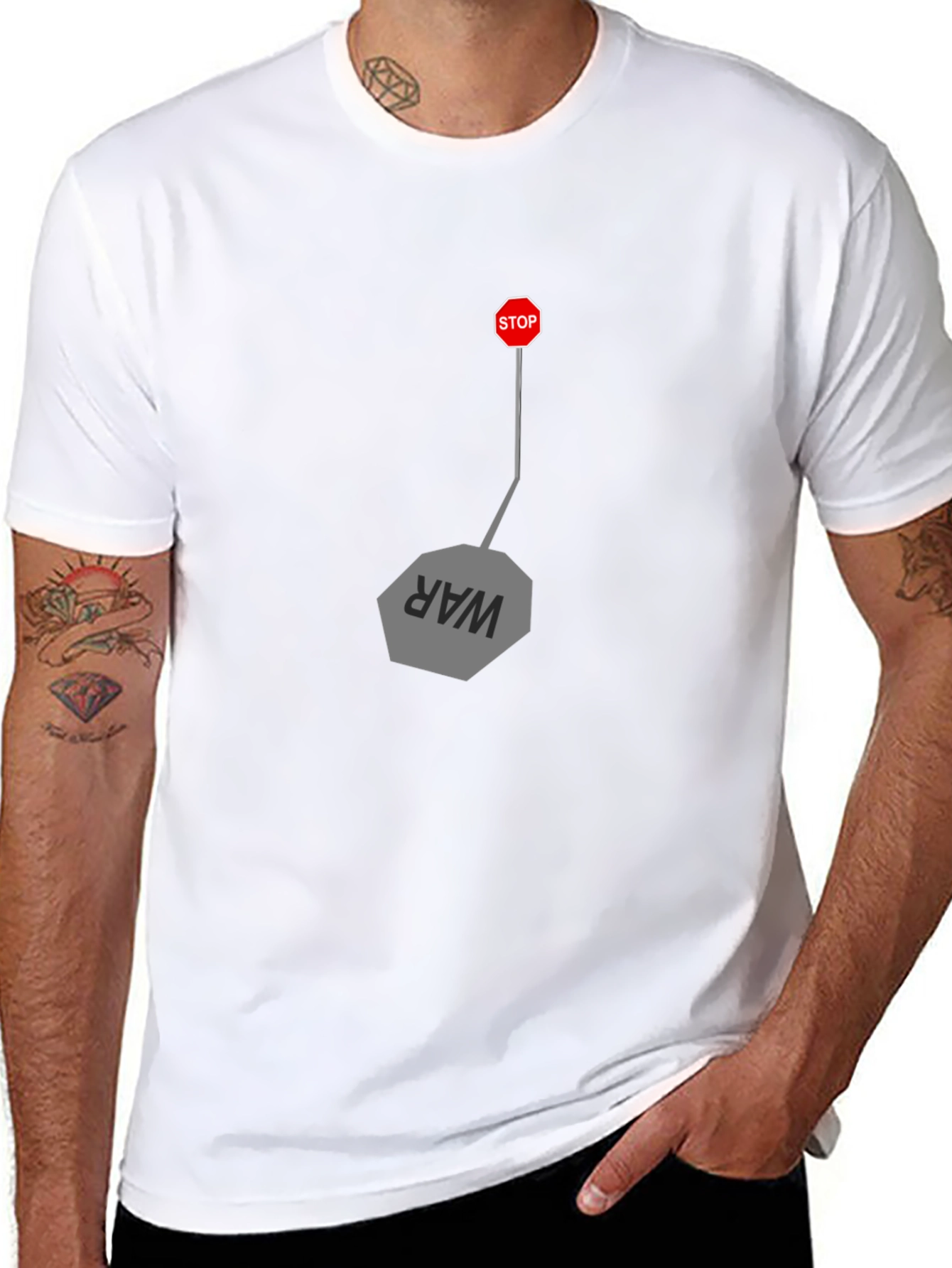 Stop War Graphic Tee - Activist Style