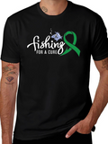 Fishing For A Cure Awareness T-Shirt