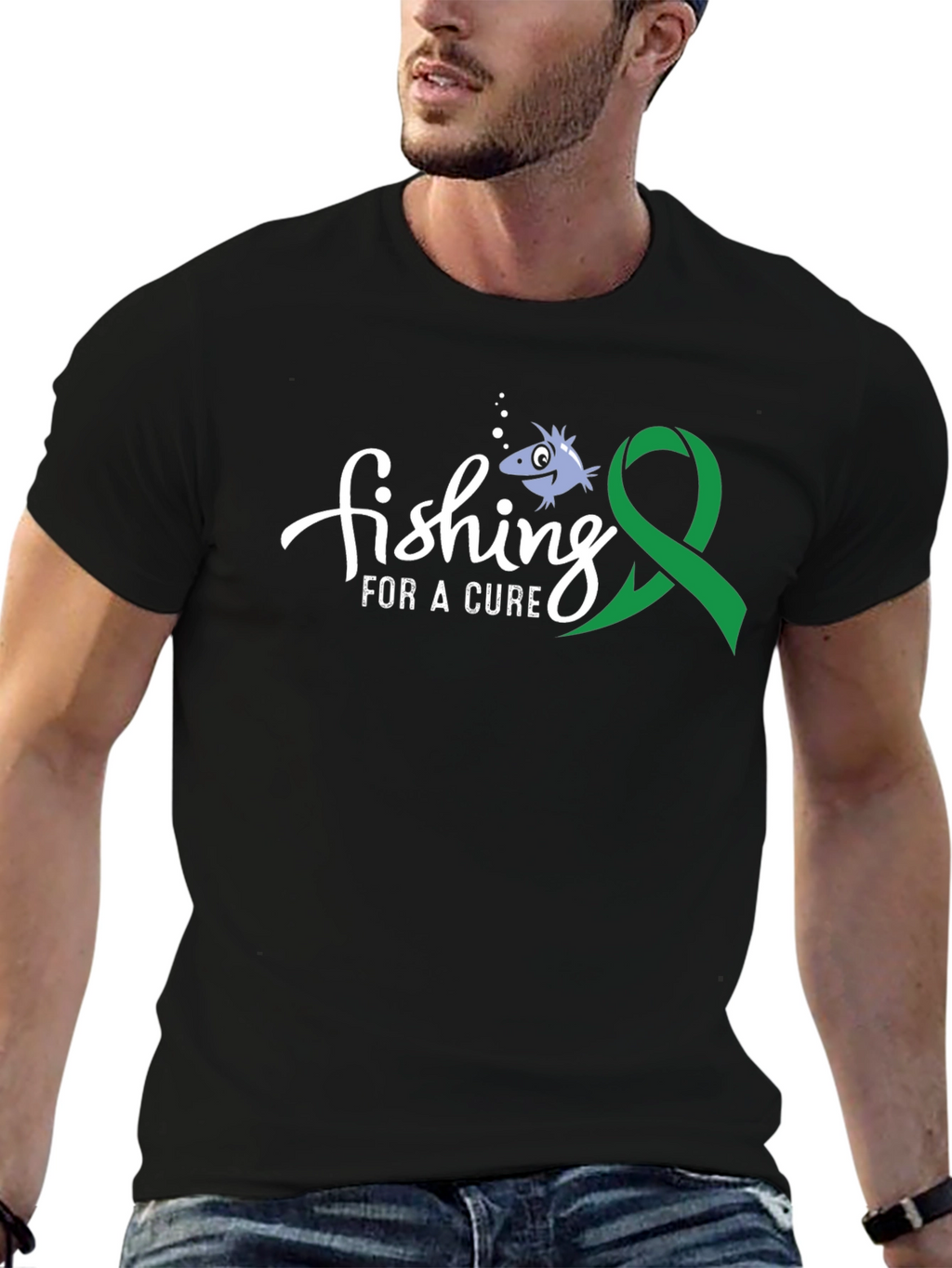 Fishing For A Cure Awareness T-Shirt