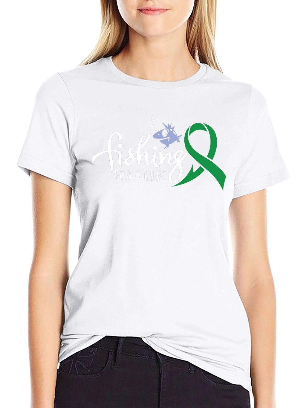 Fishing For A Cure Awareness T-Shirt