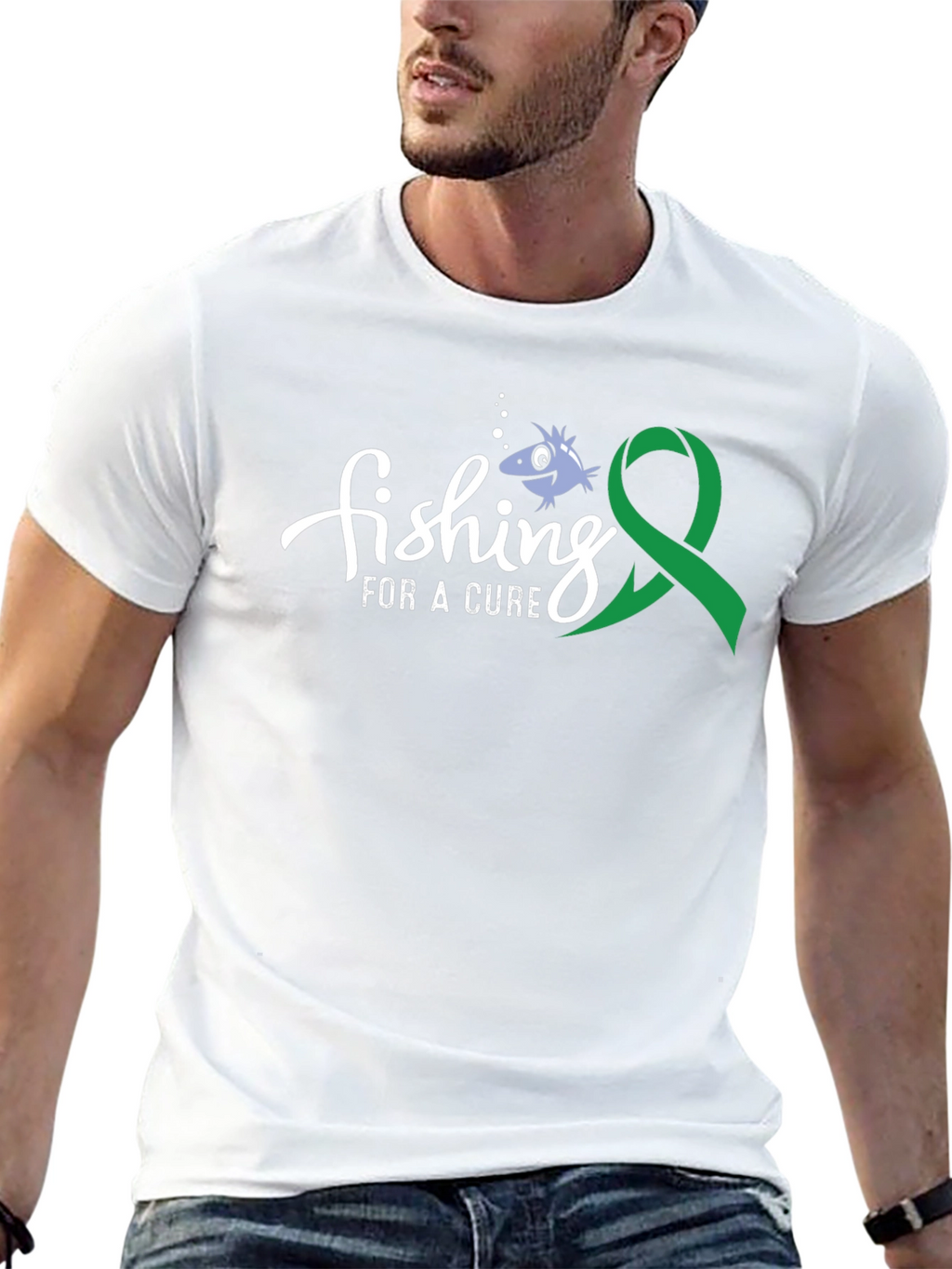 Fishing For A Cure Awareness T-Shirt