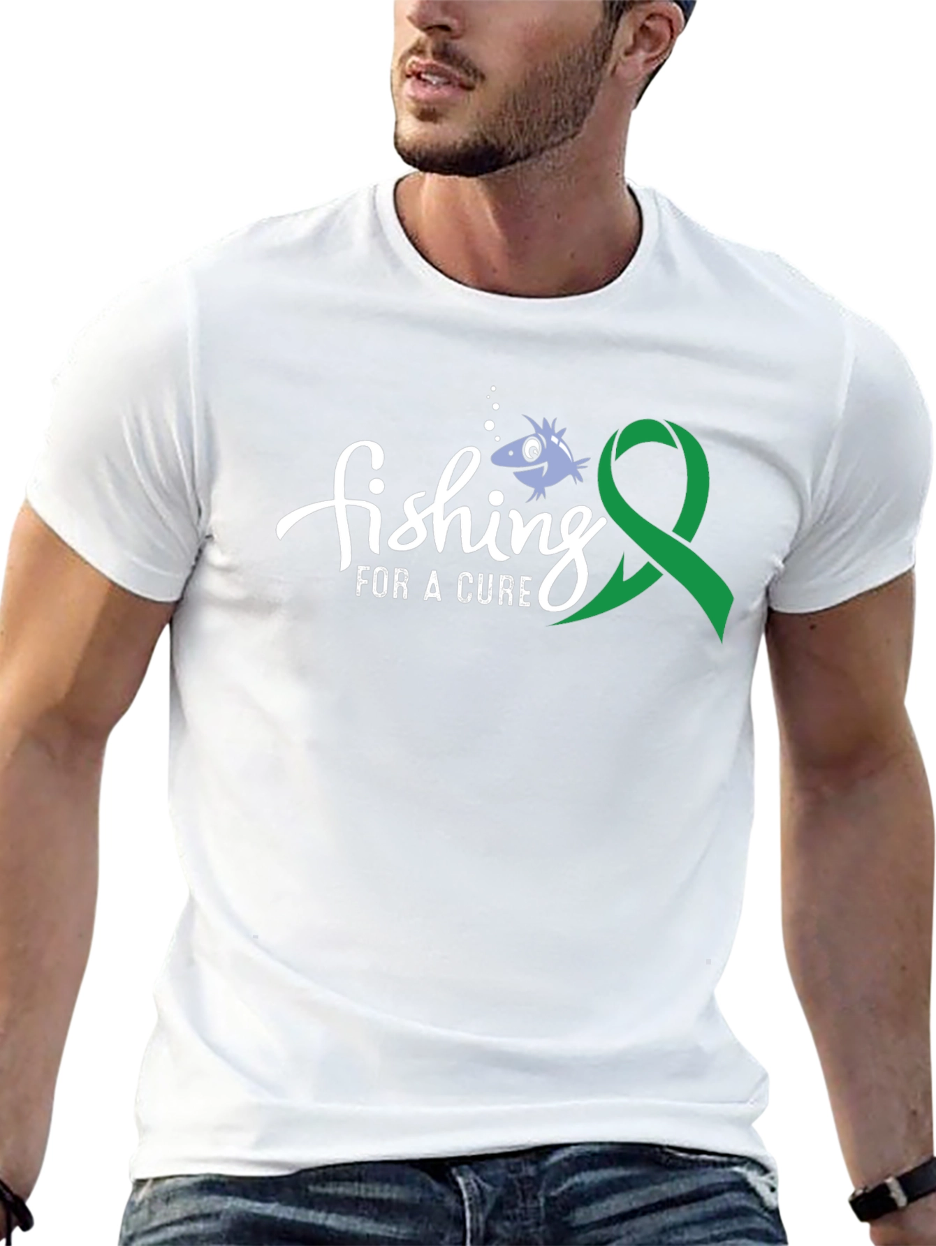 Fishing For A Cure Awareness T-Shirt