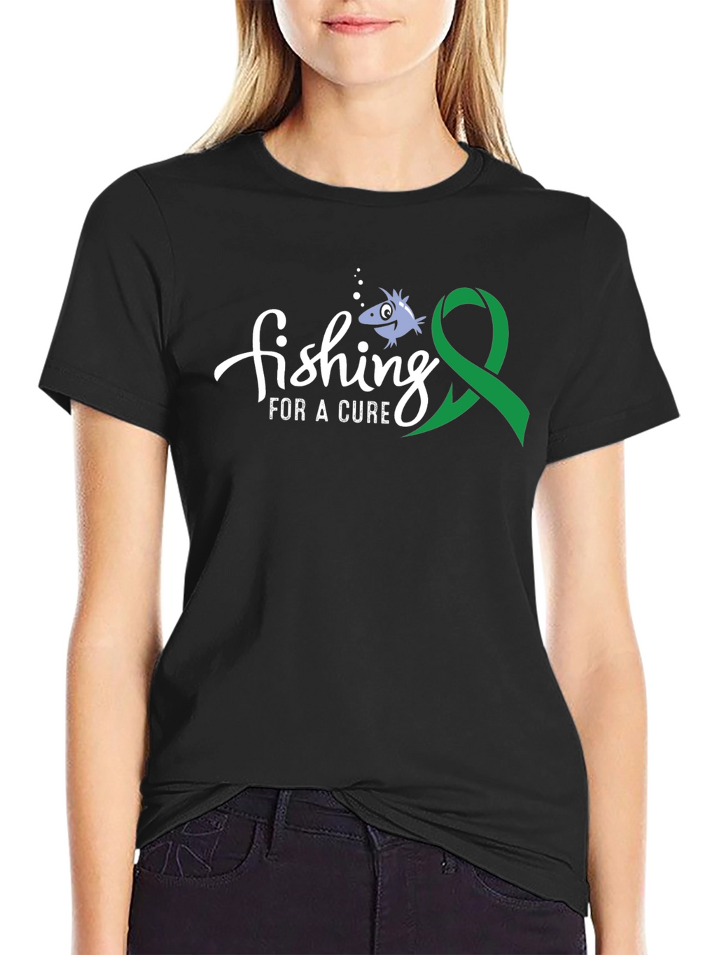 Fishing For A Cure Awareness T-Shirt