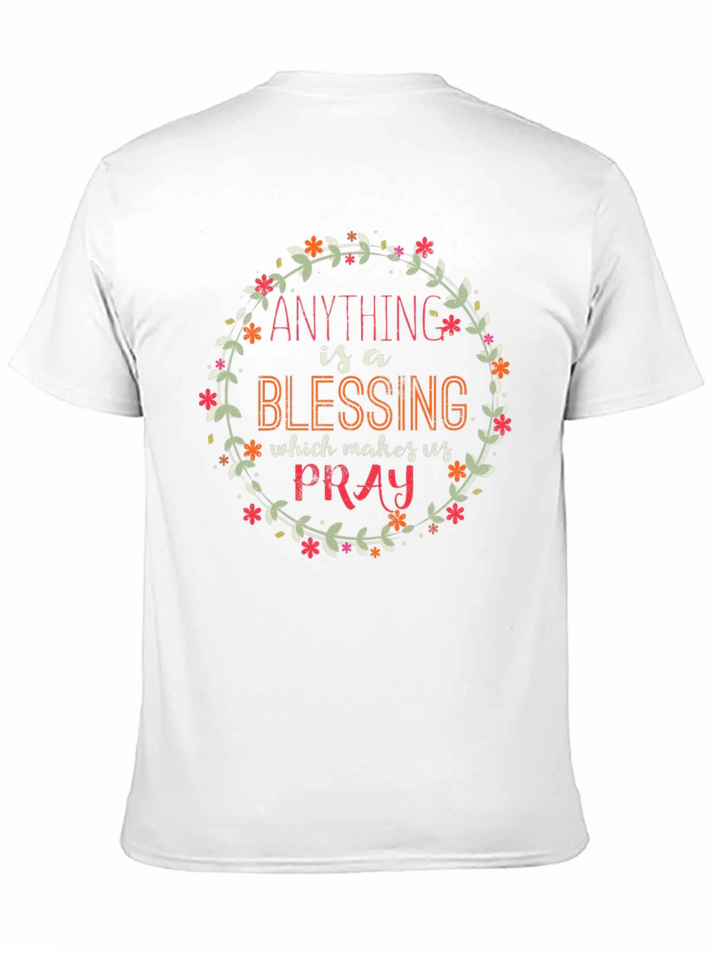 Floral Blessing T-Shirt - Inspirational Graphic Tee