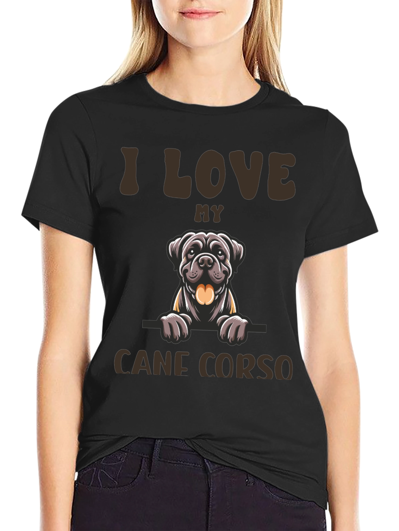 I Love My Cane Corso T-Shirt - Dog Lover Gift